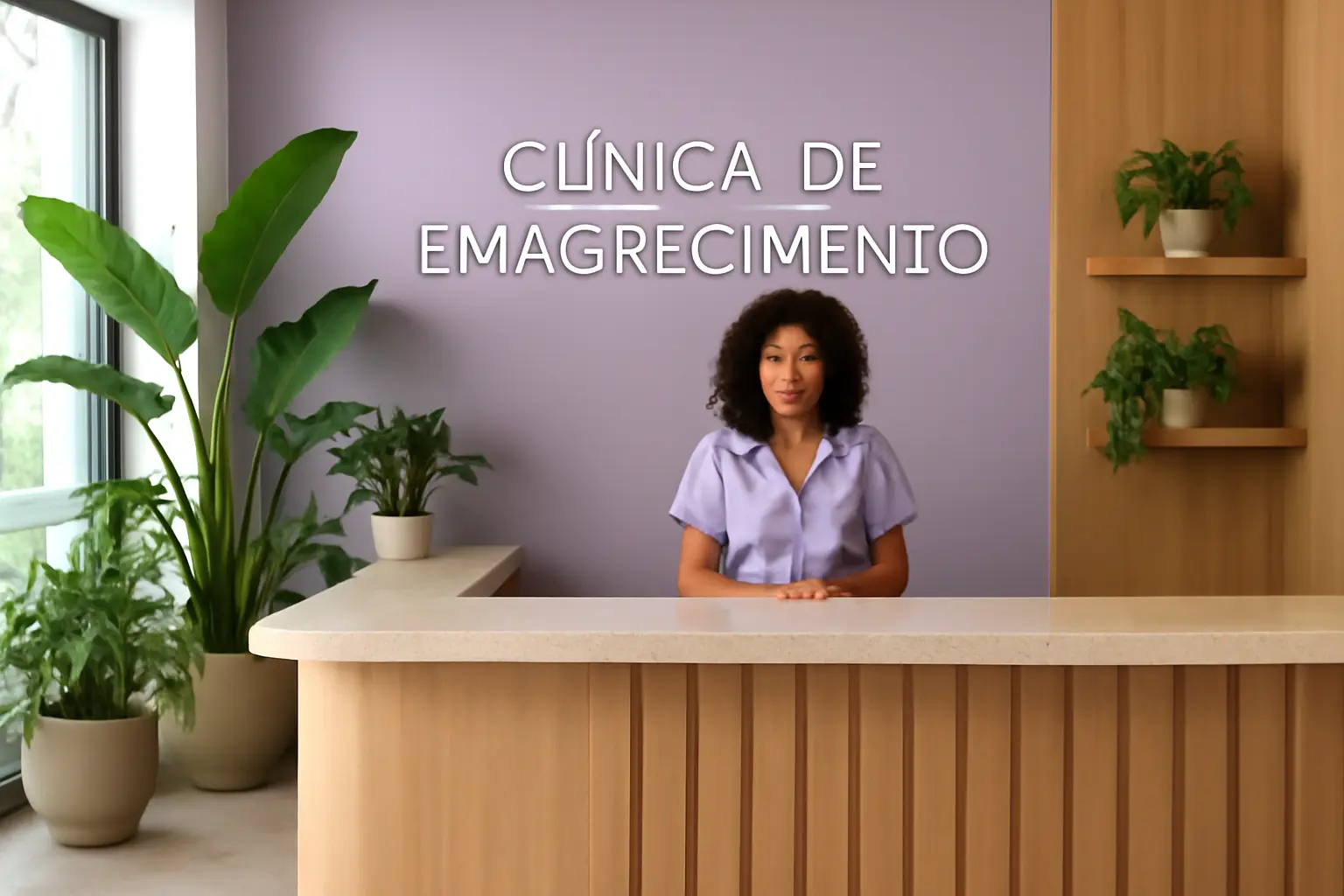 Consultório de clínica de emagrecimento estruturado
